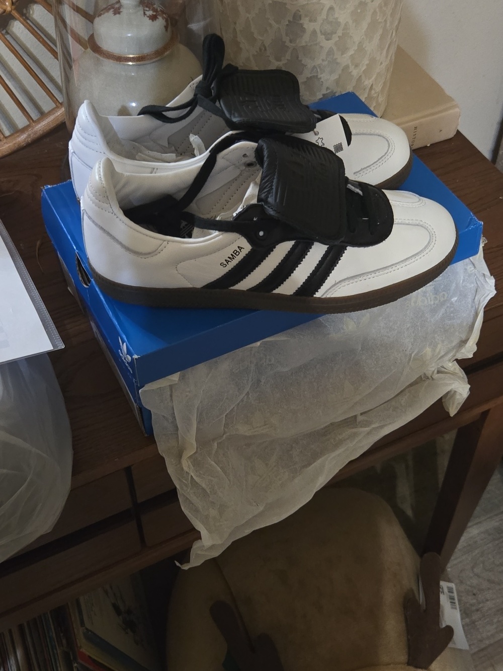 Adidas Samba Men’s Leather Sneaker - White / Black